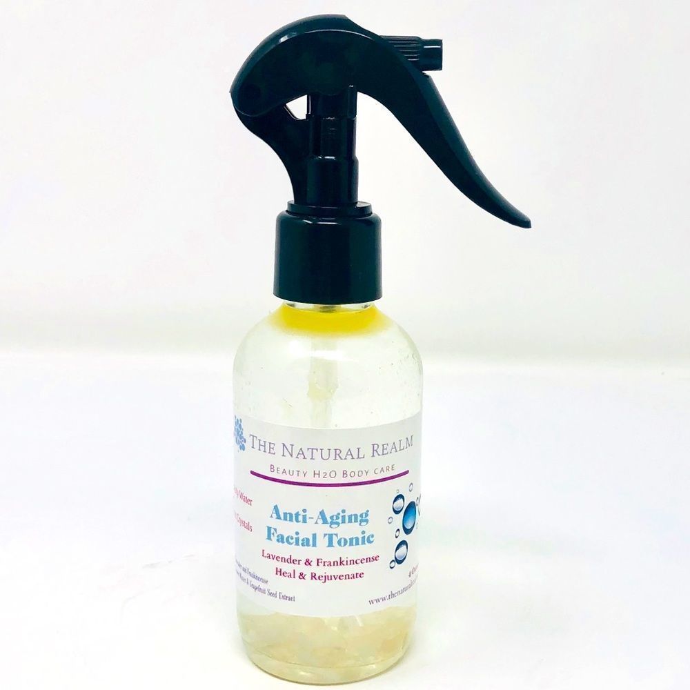 Anti-Aging Cooling Face Mist with Rose Quartz 6.0ph Japanese Beauty Water - Picture 12 of 13